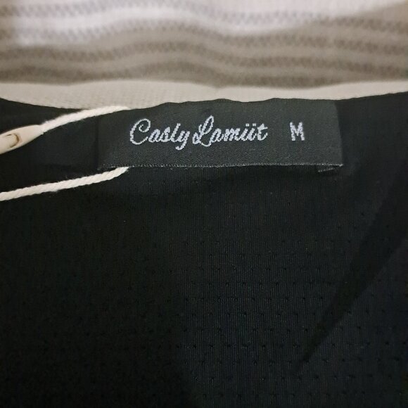 Casly Lamiit Square Neck Mini Dress Y2K Party Club Side Slit Medium NWT - Picture 7 of 9